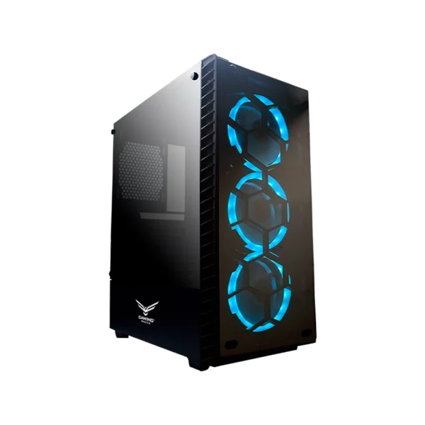 Gabinete Gamer Naceb Hydra Rgb Cristal 3 Ventiladores