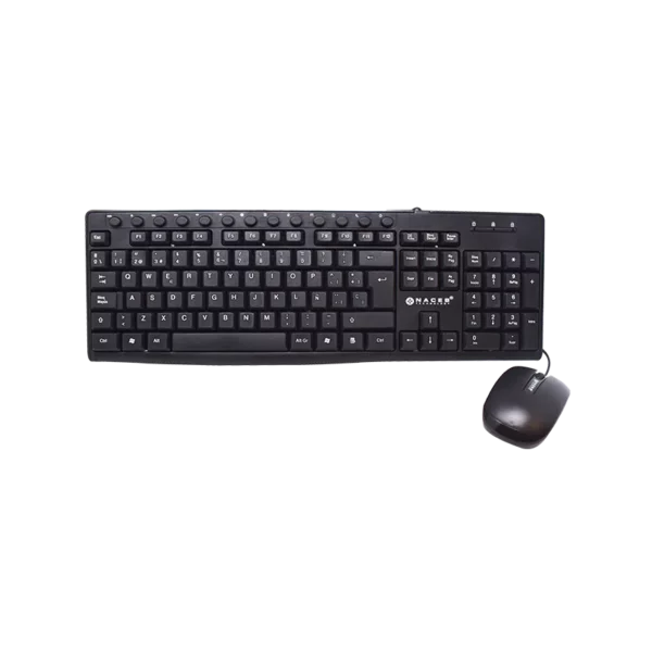 Kit de Teclado y Mouse Negro