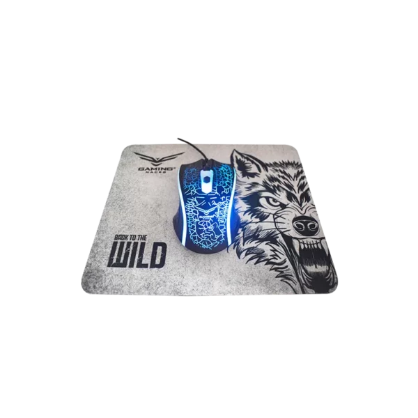 Kit Mouse y Mousepad Gamer