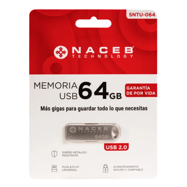 Memoria USB Naceb Technology STNU-064 imagen 3